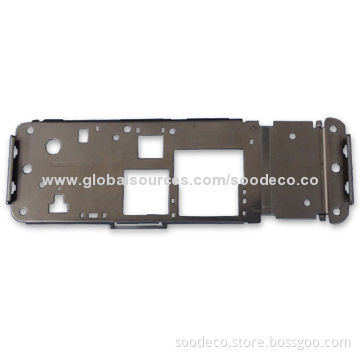 Stainless Steel Precision Stamping with Anodized Surface Finish, Used in Mobile Phone and NotebookNew